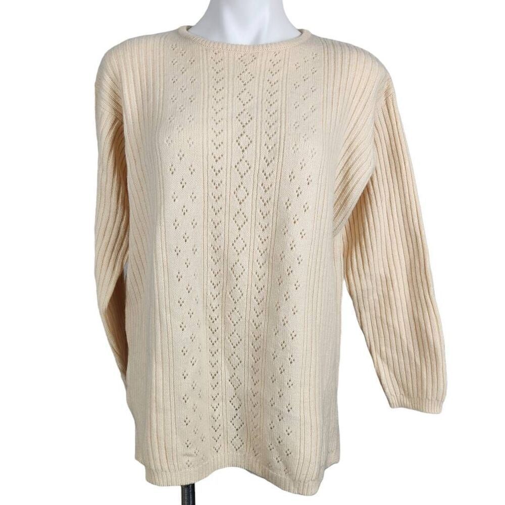 Jones Wear yellow crewneck sweater  lambswool size medium‎